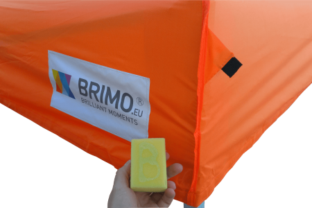 BRIMO žirklinių palapinių valymas