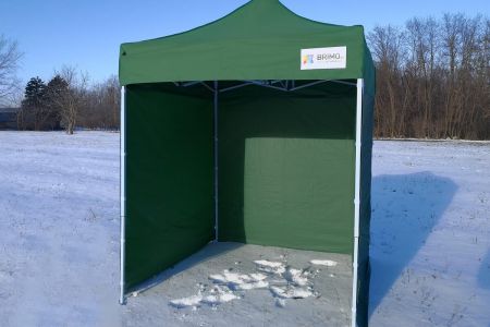 Vandeniui atspari žirklinė sodo palapinė