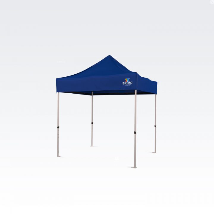 Sulankstoma palapinė turguje su apsaugine plėvele